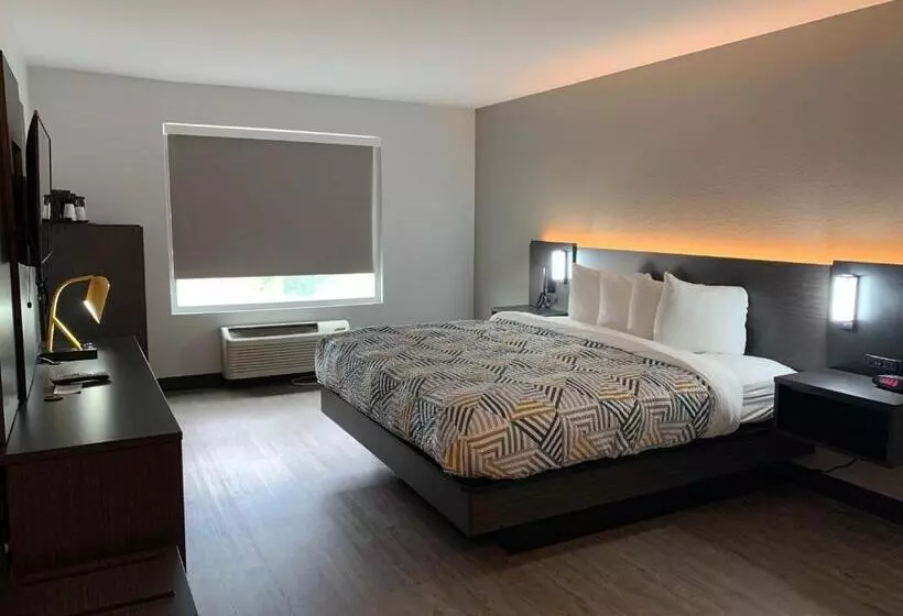 身障者適用キングサイズベッドルーム, Hawthorn Extended Stay By Wyndham Hobbs