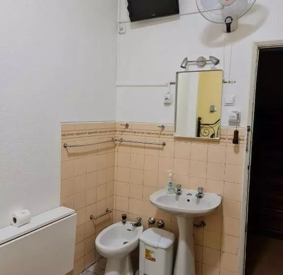اتاق استاندارد یک تخته با سرویس بهداشتی مشترک, Pensao Residencial Flor Dos Cavaleiros