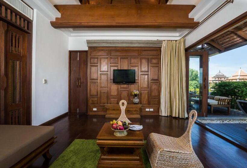 带花园景观和一个卧室的别墅, Royal Muang Samui Villas   Sha Extra Plus