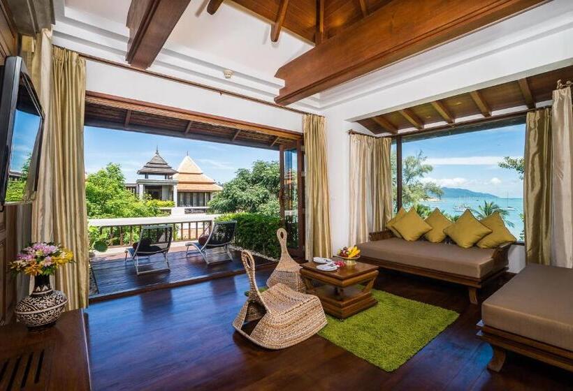带1个卧室和海景的别墅, Royal Muang Samui Villas   Sha Extra Plus