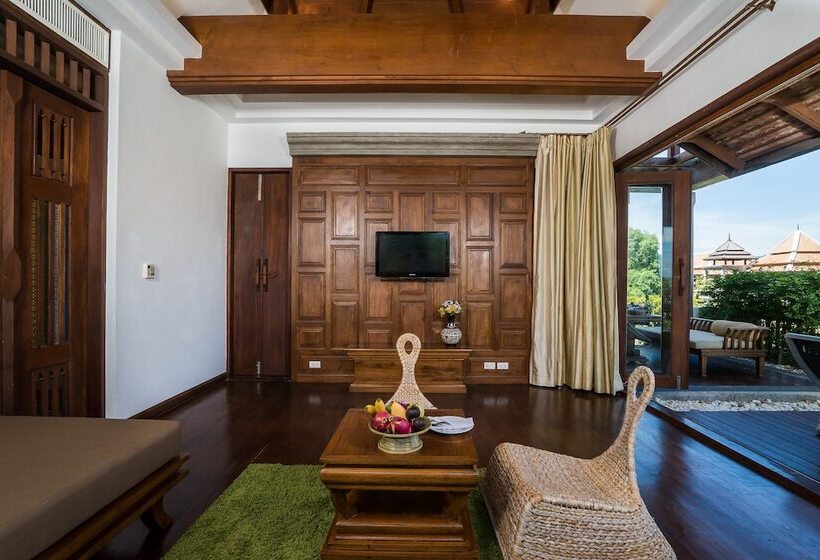 带花园景观和一个卧室的别墅, Royal Muang Samui Villas   Sha Extra Plus