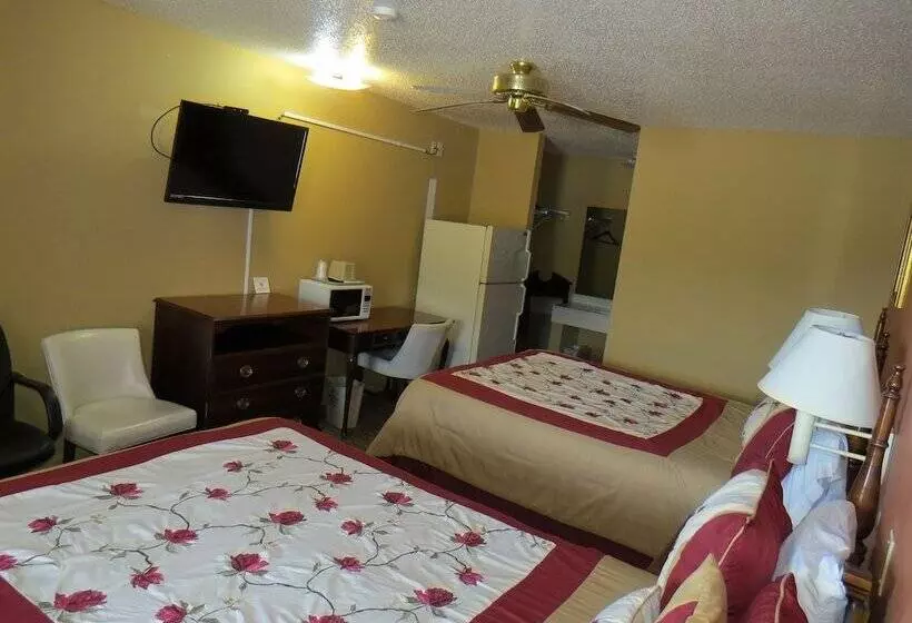 Standard-huone 2 Parivuodetta, First Western Inn Caseyville