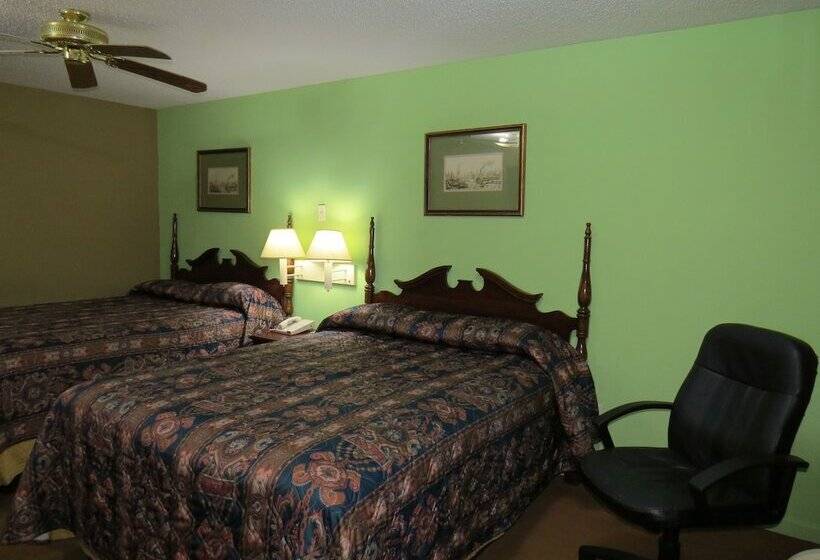 חדר סטנדרט שתי מיטות זוגיות, First Western Inn Caseyville