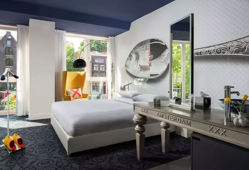 اتاق استاندارد با تخت دوبل, Andaz Amsterdam, Prinsengracht, By Hyatt