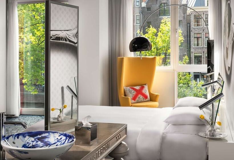 غرفة قياسية مطلّة علي الحديقة, Andaz Amsterdam, Prinsengracht, By Hyatt