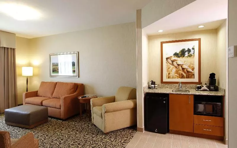 キングサイズベッドのスイートルーム, Hilton Garden Inn Cedar Falls