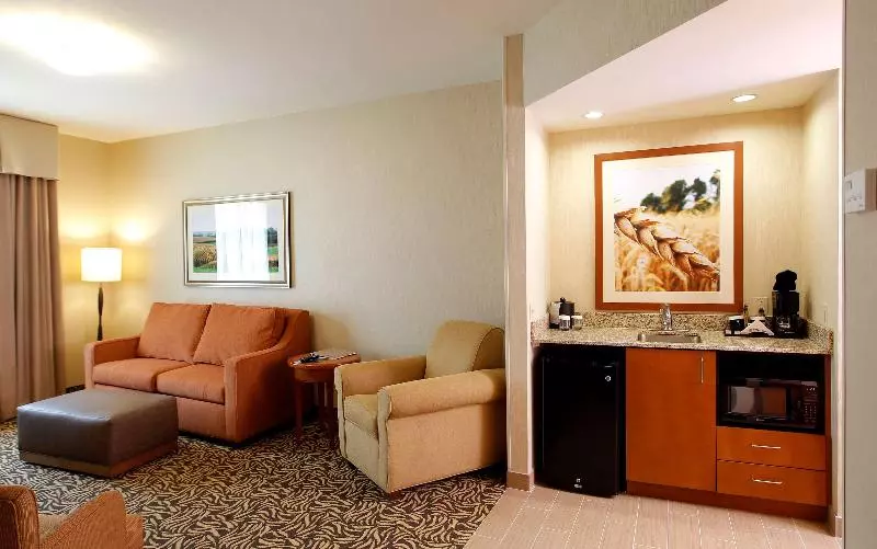 キングサイズベッドのスイートルーム, Hilton Garden Inn Cedar Falls