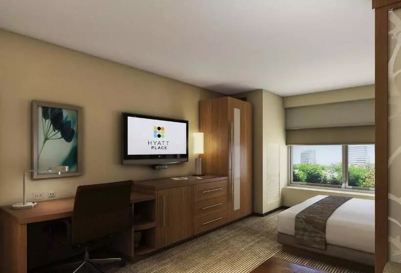 キングサイズベッドのスタンダードルーム, Hyatt Place Detroit/novi