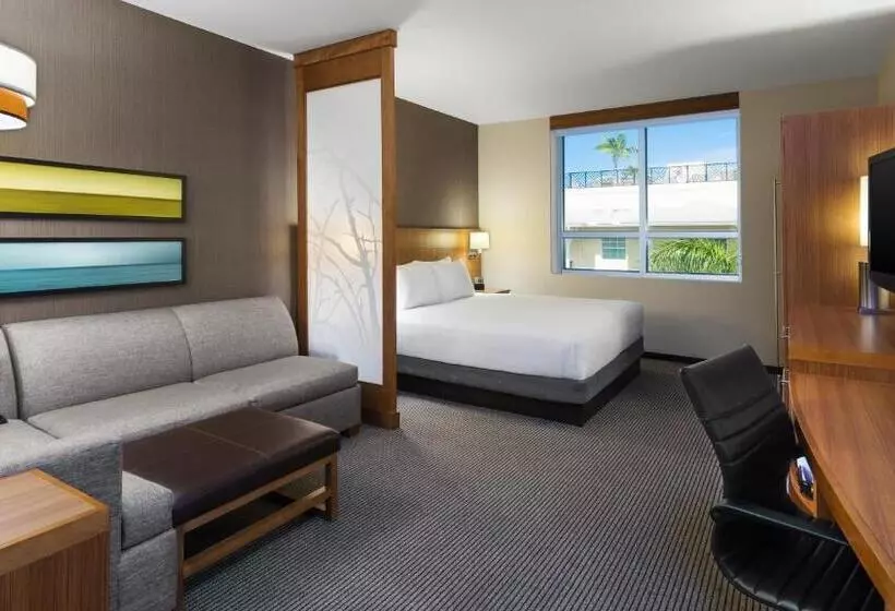 Standard-huone King-vuode, Hyatt Place Delray Beach