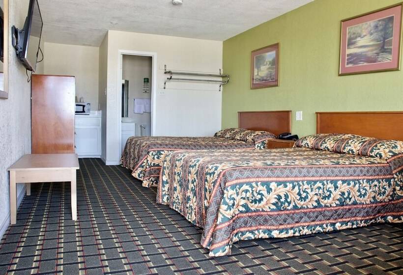 带2个双人床的标准工作室, Executive Inn Of Arlington, Near At&t Stadium