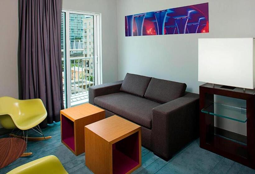 جناح سرير كينج, Aloft Miami  Brickell