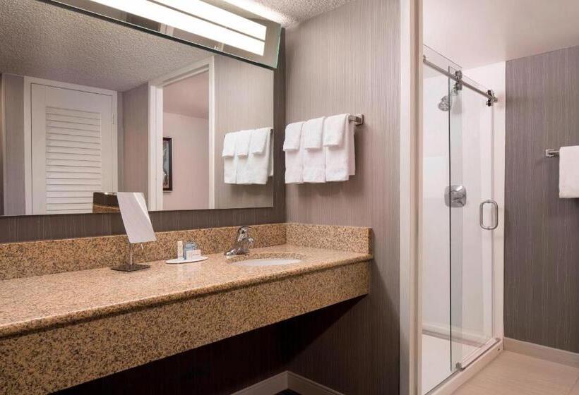 מיטת קינג בסוויטה, Courtyard By Marriott Denver Airport