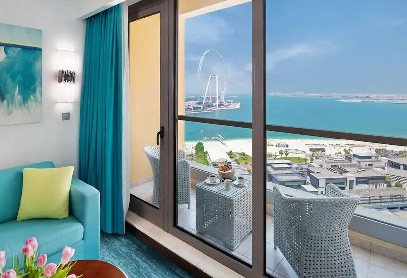 コネクティングルーム（家族用）。, Ja Ocean View Hotel, Jumeirah Beach Dubai