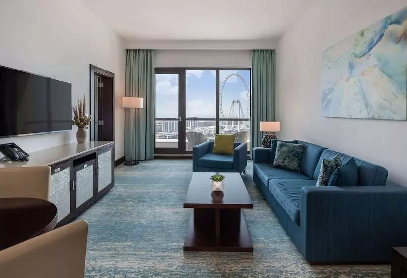コネクティングルーム（家族用）。, Ja Ocean View Hotel, Jumeirah Beach Dubai
