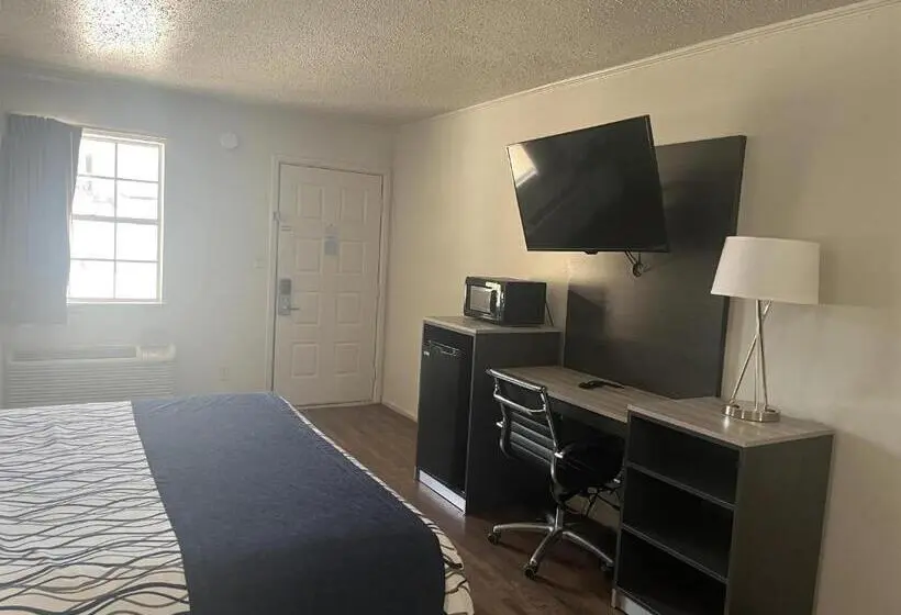 اتاق استاندارد با تخت بزرگ, Motel 6 New Boston, Tx