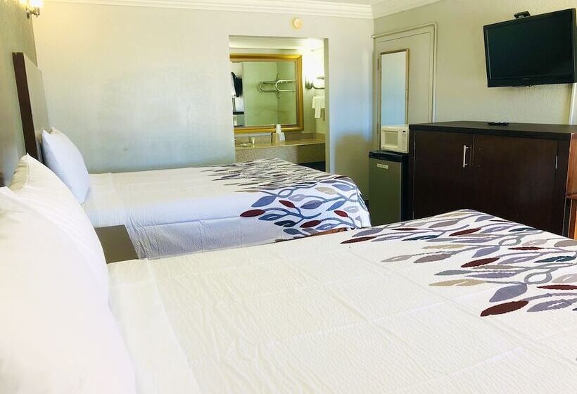 带2个双人床的标准工作室, Budget Inn And Suites