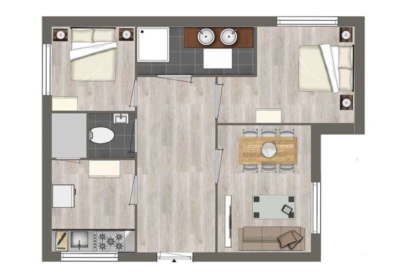 Апартаменты Comfort 2 Спальни, Aparthotels Berwang, Haus Cornelia En Haus Wiesengrund