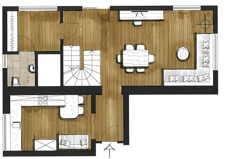 ４ベッドルームアパートメント, Erzherzog Johann Alpin Style Hotel   Adults Only