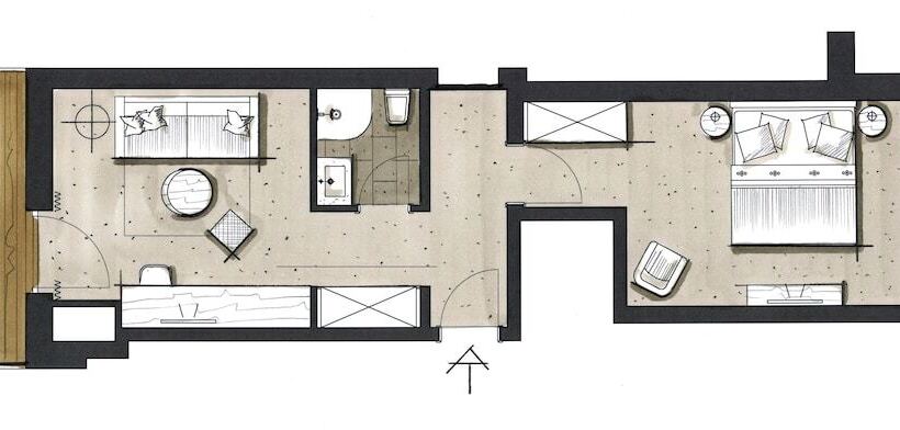 ジュニアスイート, Erzherzog Johann Alpin Style Hotel   Adults Only