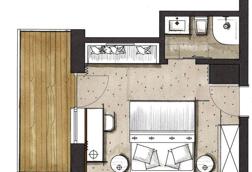 エコノミールーム, Erzherzog Johann Alpin Style Hotel   Adults Only