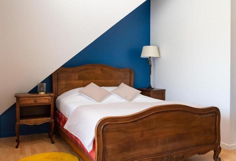 정원 전망 4인용 스탠다드 룸, Les Gîtes D Halatte