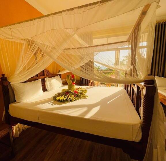 Номер Deluxe Вид на Море, Villa Vanilla Kendwa