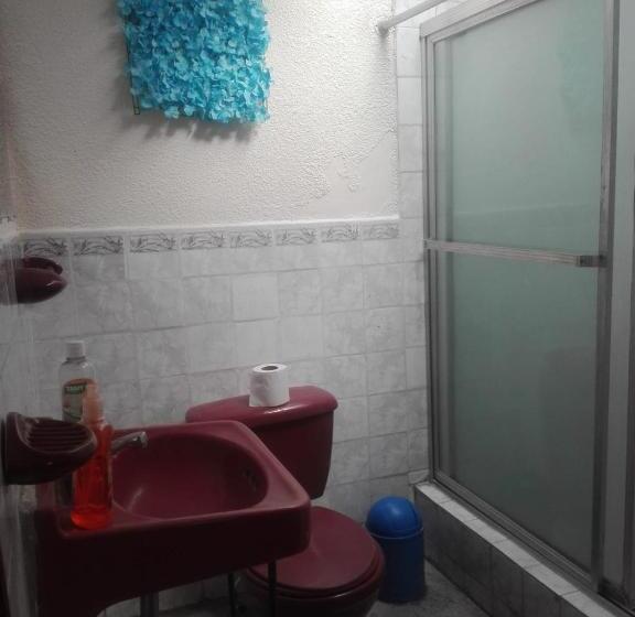 اتاق چهار تخته با دستشویی مشترک, Huellas Hostal Antigua