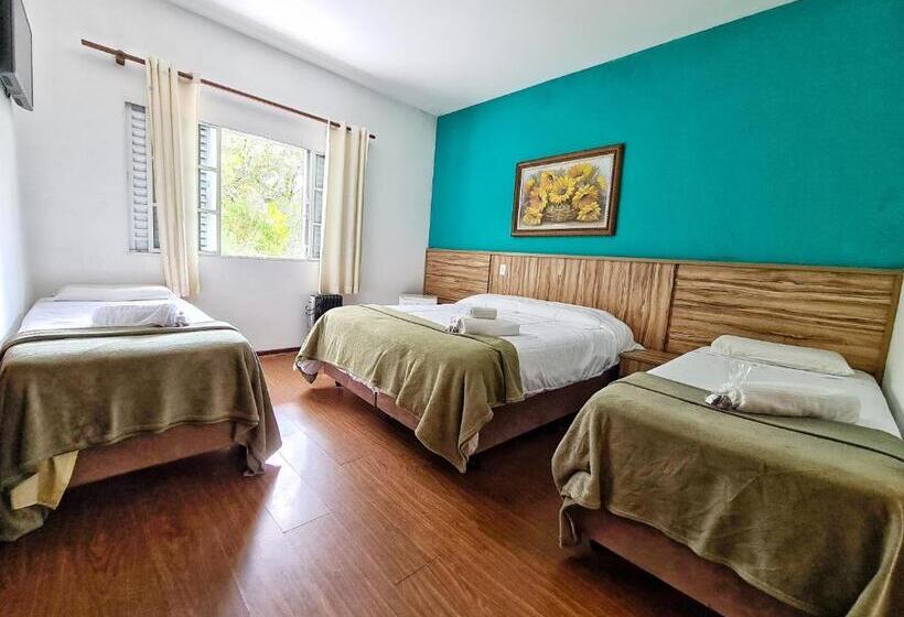 اتاق استاندارد چهار تخته, Pousada Vila Floratta Capivari