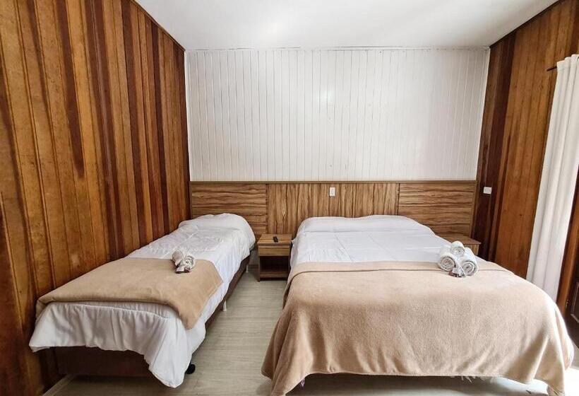 اتاق لوکس سه تخته, Pousada Vila Floratta Capivari