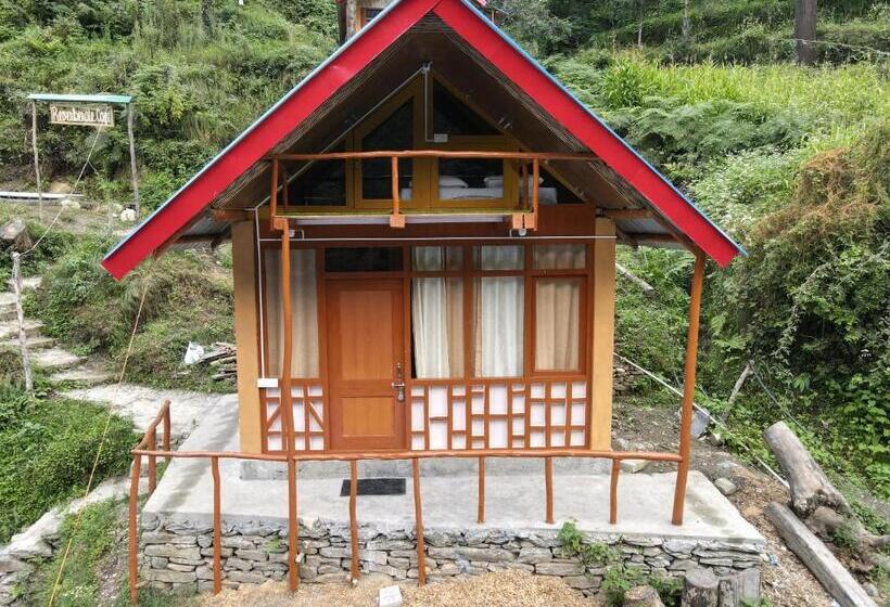 带阳台标准四人间, Reverberate Cafe & Cottages   Negi S Place