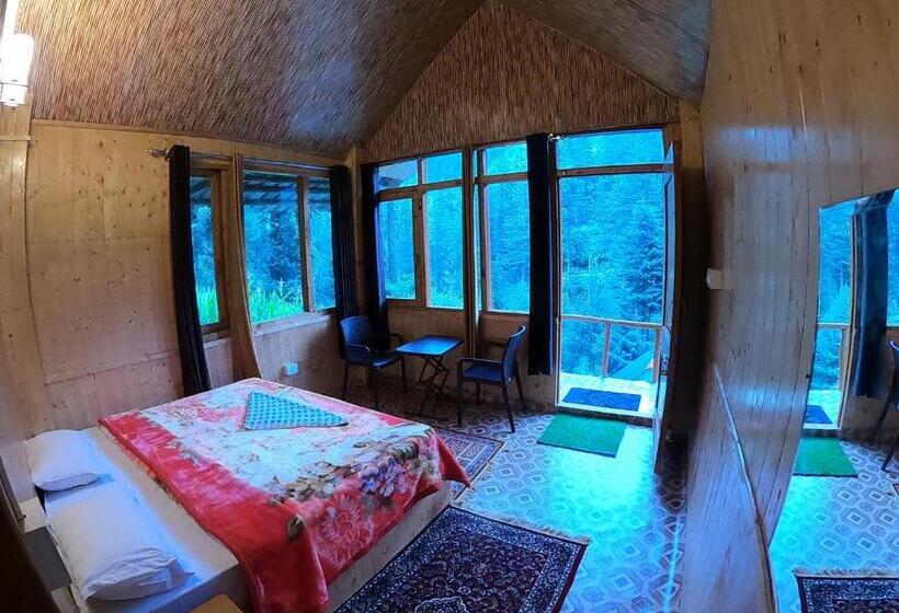 带阳台的豪华间, Reverberate Cafe & Cottages   Negi S Place