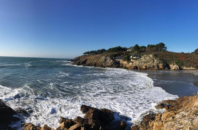 חדר סטנדרט חדר אמבטיה משותף, Cottage Des Rias 2 Chambres D Hôtes Ou 1 Suite à 172 M De La Mer