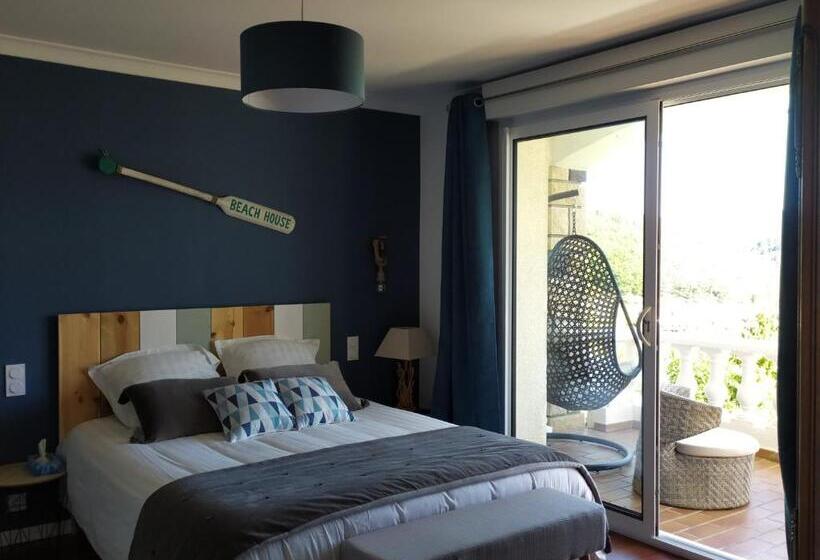 غرفة قياسية مزوَّدة بشُرفة, Ma Villa Au Bord De L Eau