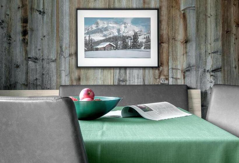 带1个卧室带观景的公寓, Ciasa De Lenz