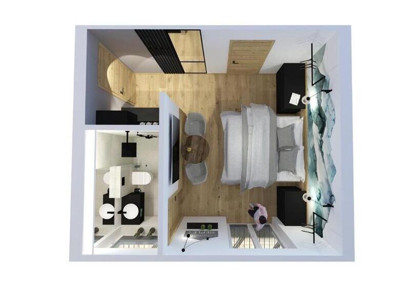 침실 1개 전망 아파트, Landhaus Riepler