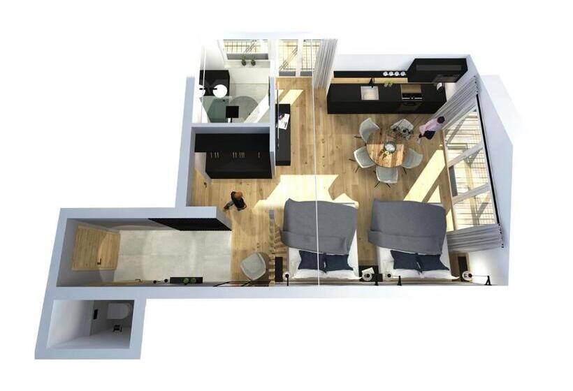 침실 1개 전망 아파트, Landhaus Riepler