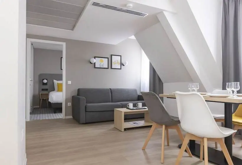１ベッドルームアパートメント, Appart'hôtel Odalys City - Strasbourg Centre Les Halles