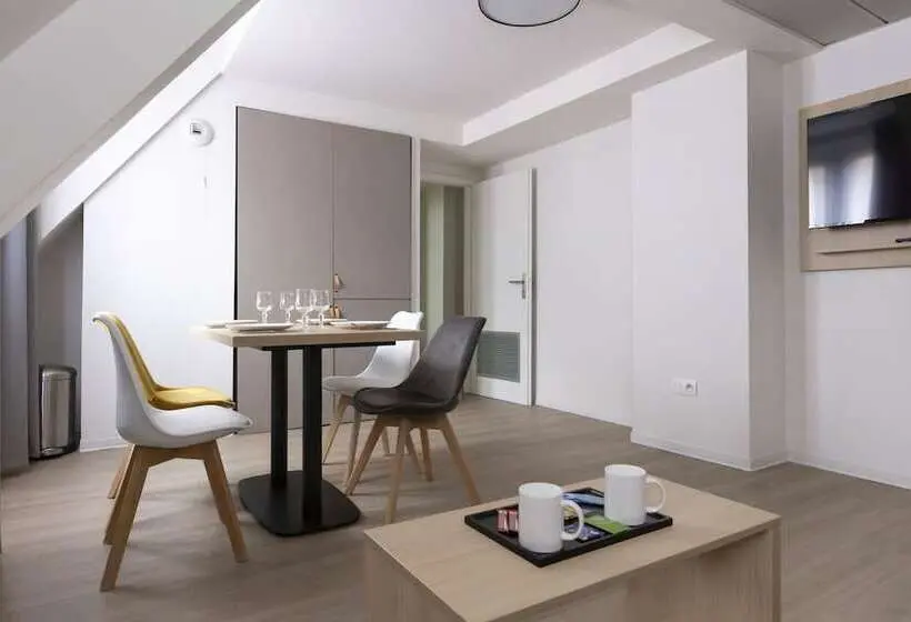１ベッドルームアパートメント, Appart'hôtel Odalys City - Strasbourg Centre Les Halles