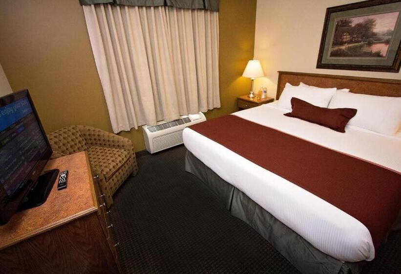 장애인을 위한 킹사이즈 침대 스탠다드 룸, Service Plus Inns & Suites Drayton Valley