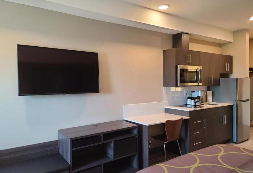 キングサイズベッドのデラックススイート, Super 8 By Wyndham Thompson