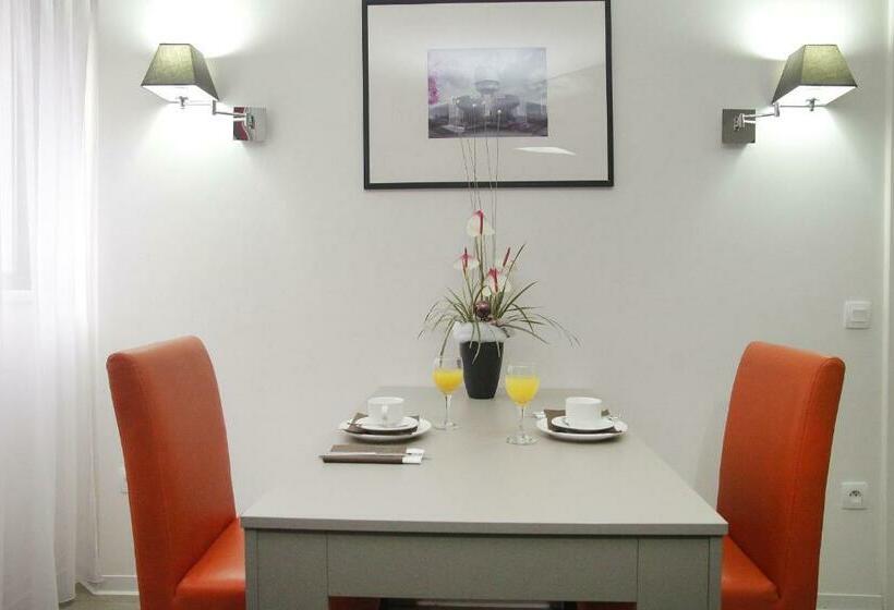 침실 1개 아파트, Odalys City Strasbourg Green Marsh