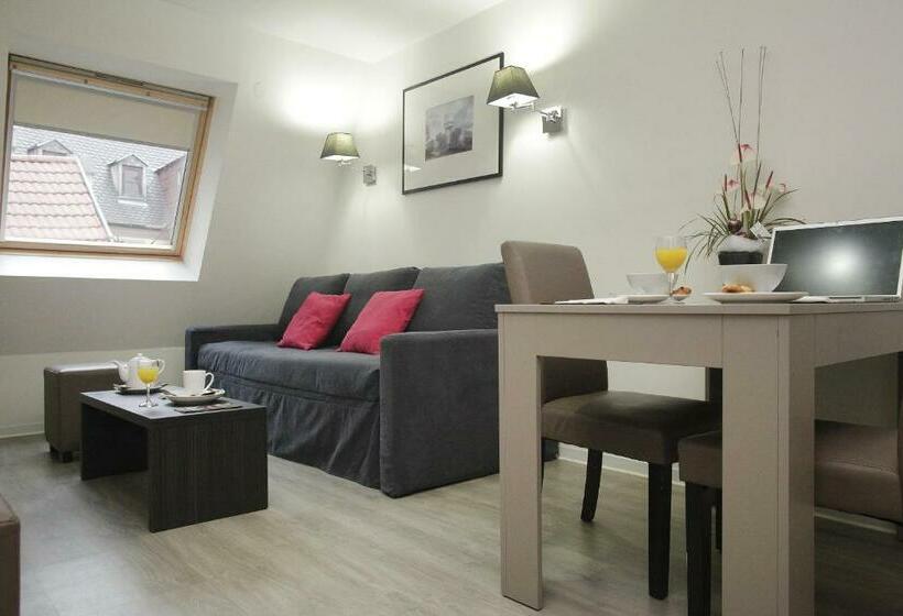 침실 1개 아파트, Odalys City Strasbourg Green Marsh