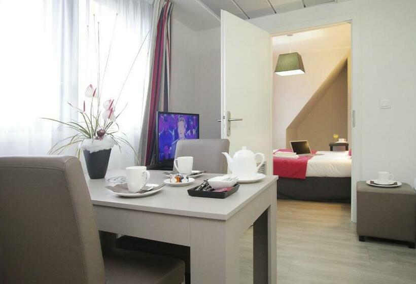 침실 1개 아파트, Odalys City Strasbourg Green Marsh