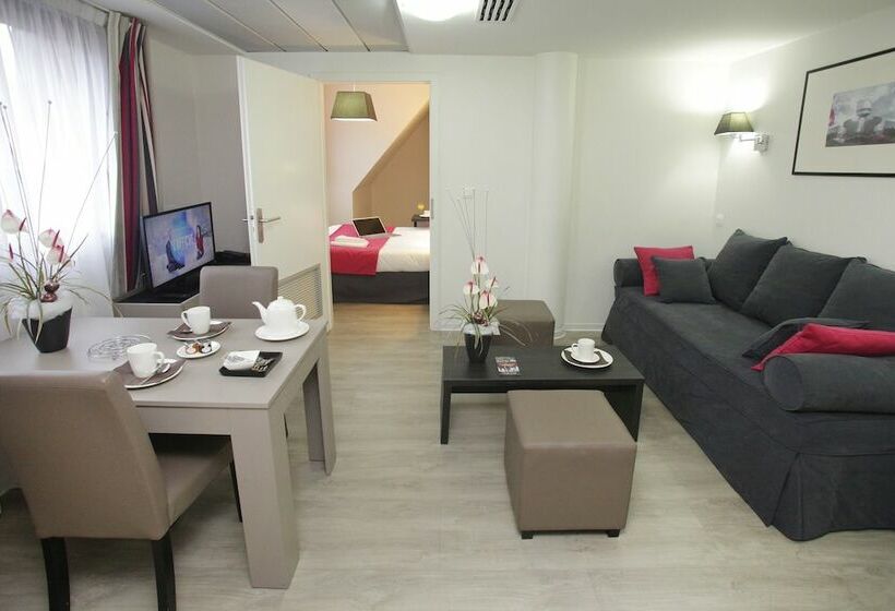 １ベッドルームアパートメント, Odalys City Strasbourg Green Marsh