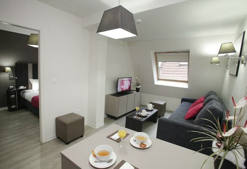 Апартаменты 1 Спальня, Odalys City Strasbourg Green Marsh