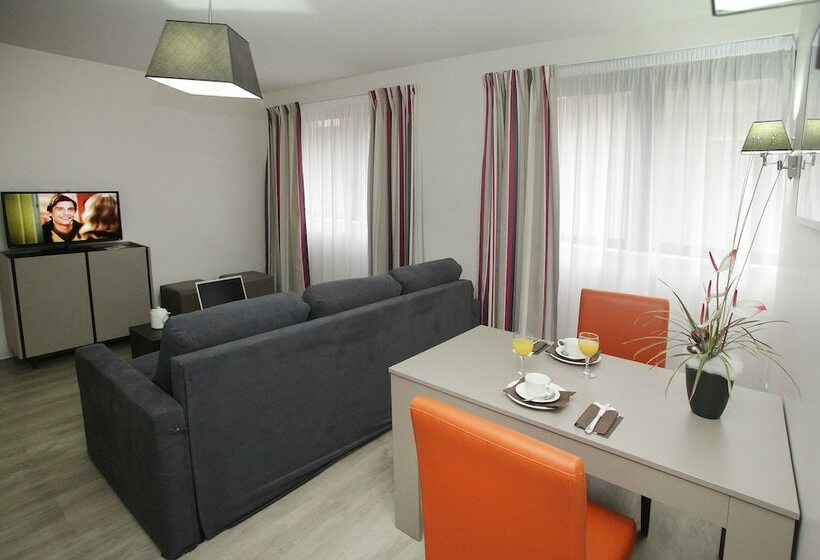 침실 1개 아파트, Odalys City Strasbourg Green Marsh