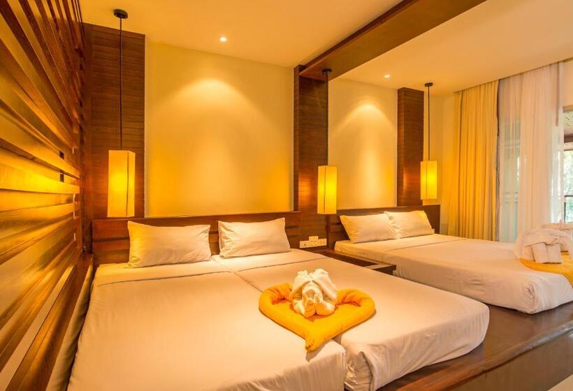 חדר סטנדרט לשלושה, Lanta Pura Beach Resort Sha Extra Plus