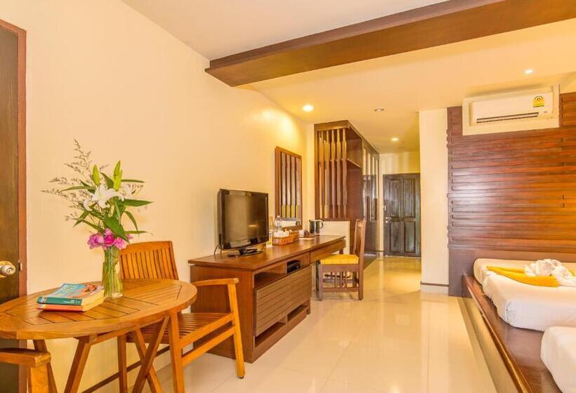 חדר סטנדרט לשלושה, Lanta Pura Beach Resort Sha Extra Plus