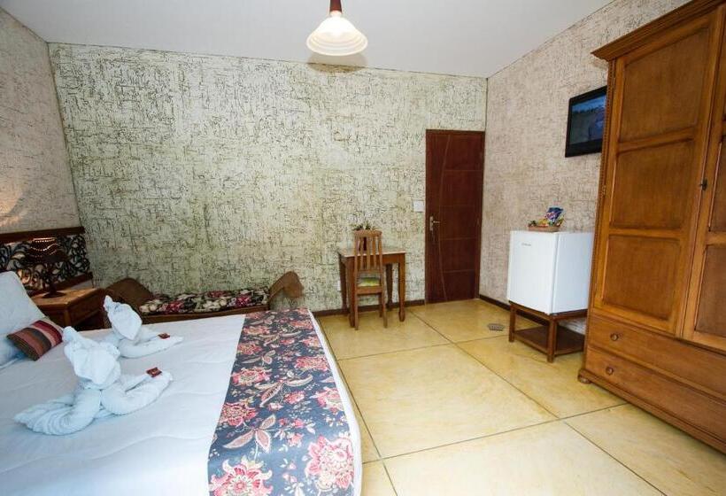 חדר דלוקס עם מרפסת, Pousada Brasil Nativo