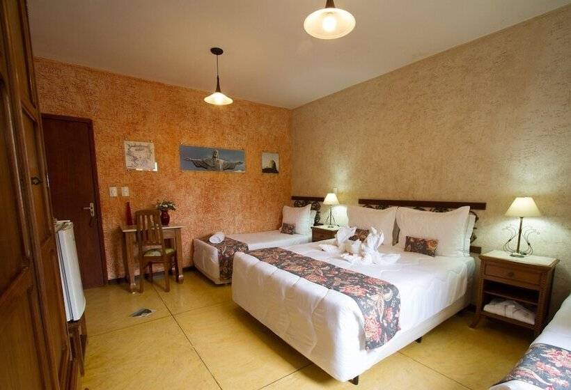 חדר דלוקס לארבעה, Pousada Brasil Nativo